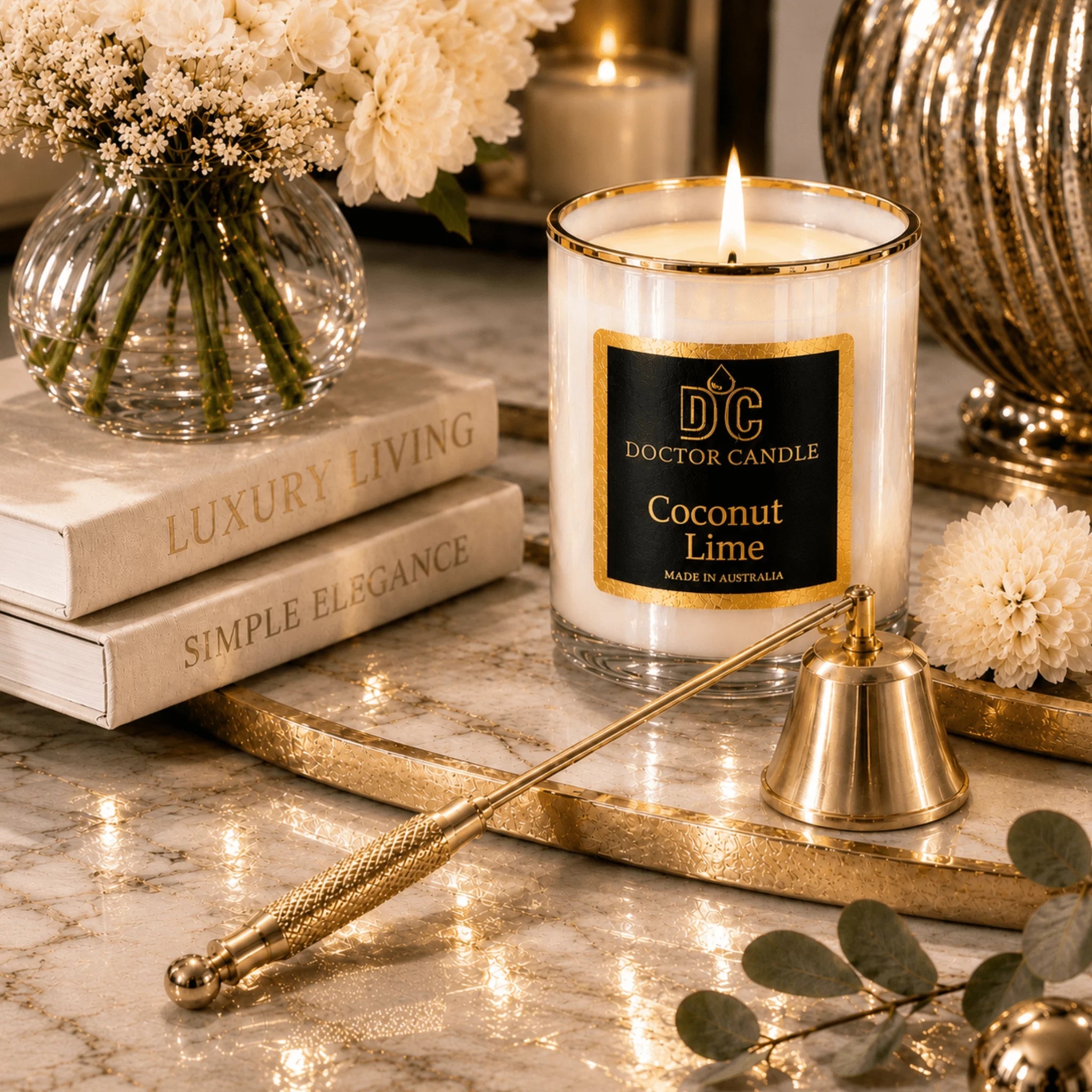 Coconut Lime Scented Candle | Doctor Candle - Doctor Candle
