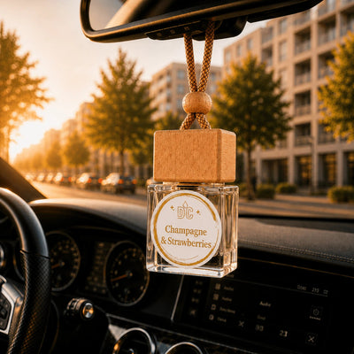 Champagne & Strawberry Car Diffuser | Doctor Candle - Doctor Candle