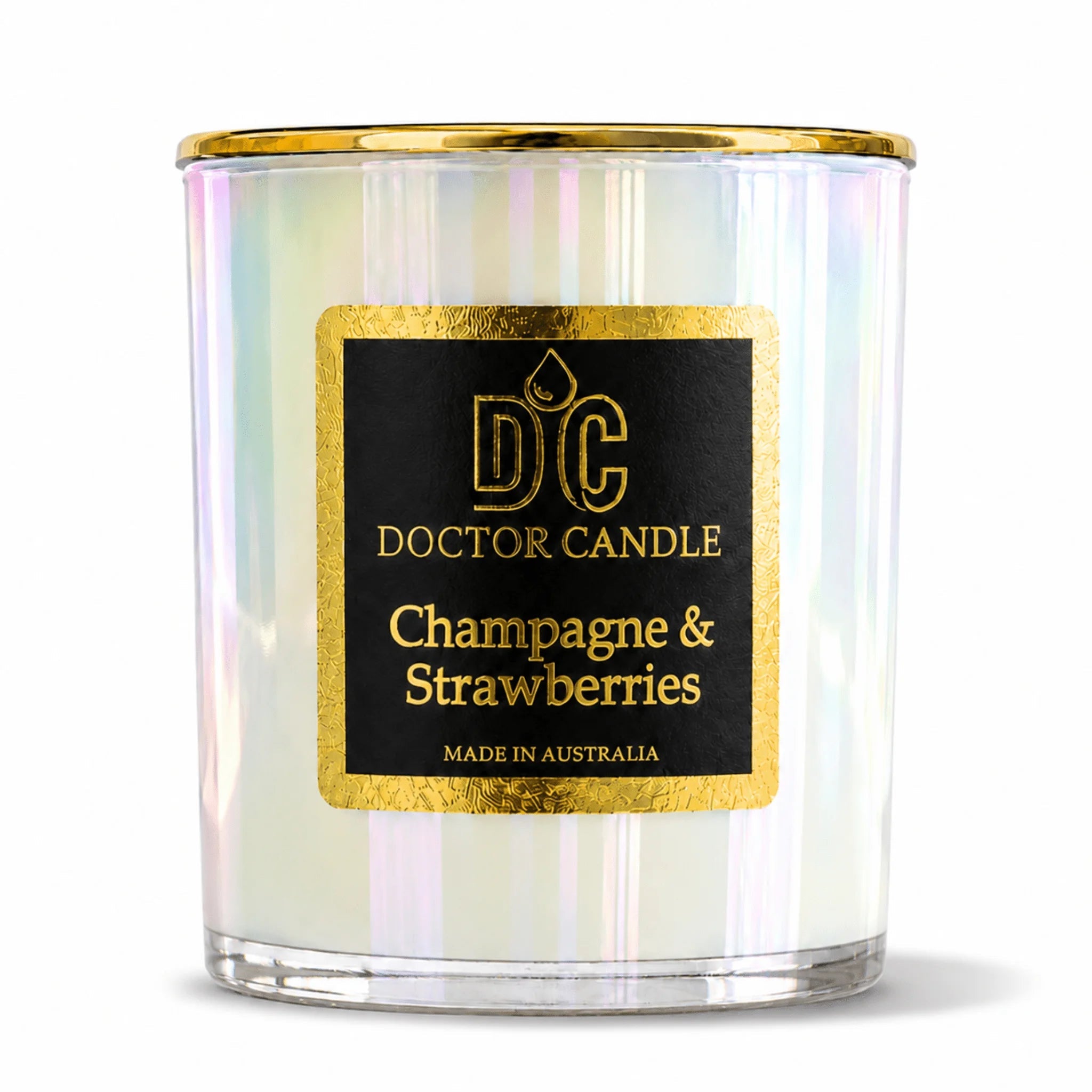Champagne & Strawberry Scented Candle | Doctor Candle - Doctor Candle