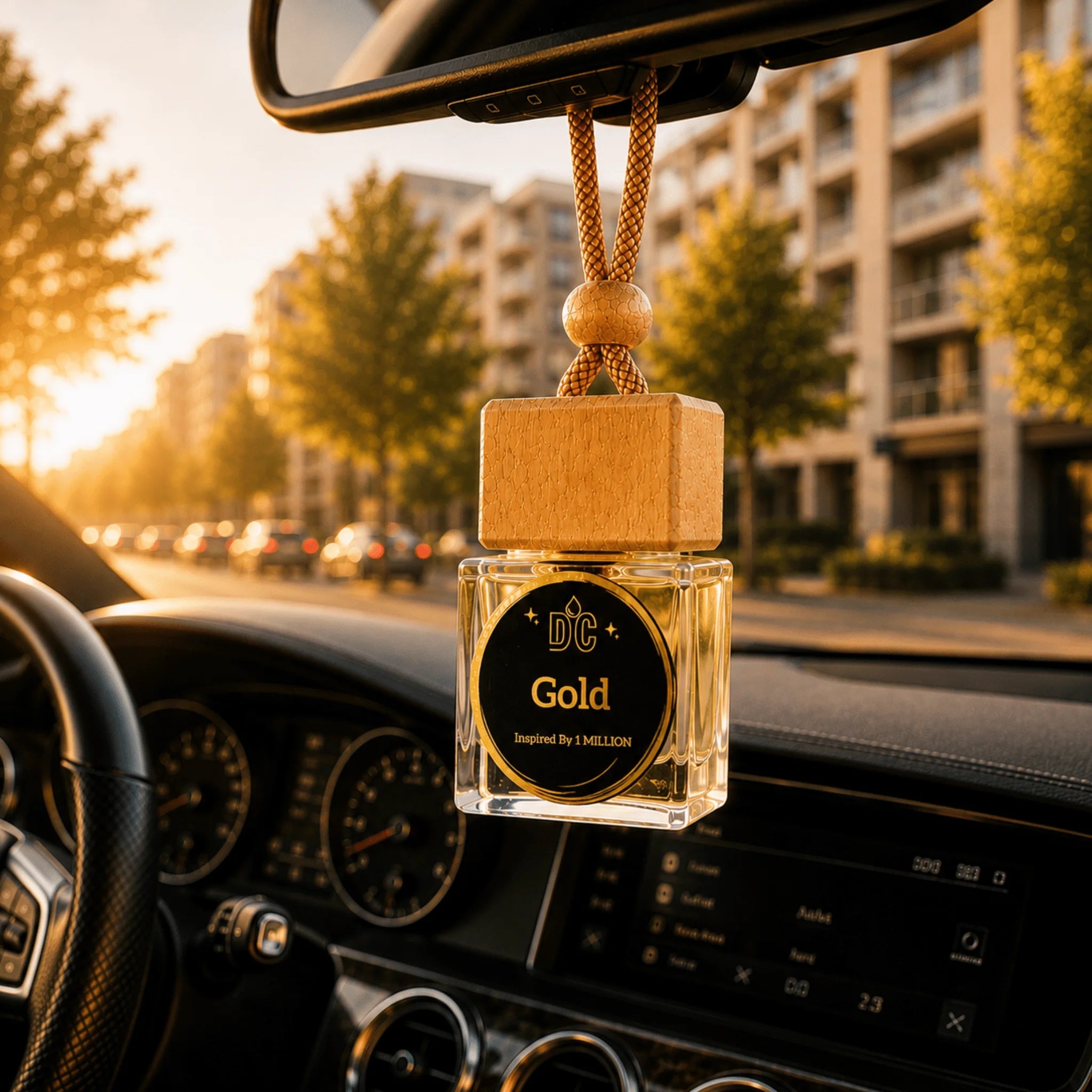 Gold Car Diffuser | Doctor Candle - Doctor Candle