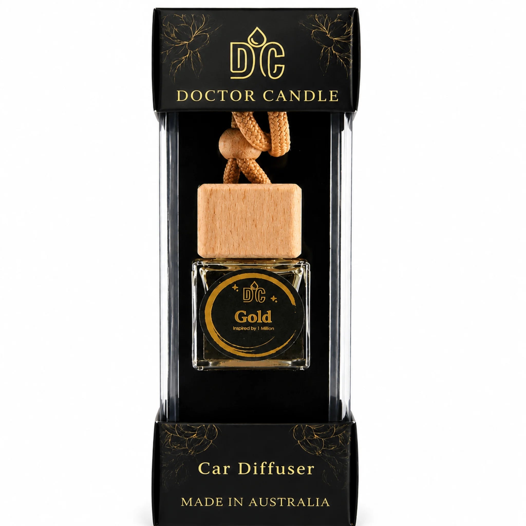 Gold Car Diffuser | Doctor Candle - Doctor Candle