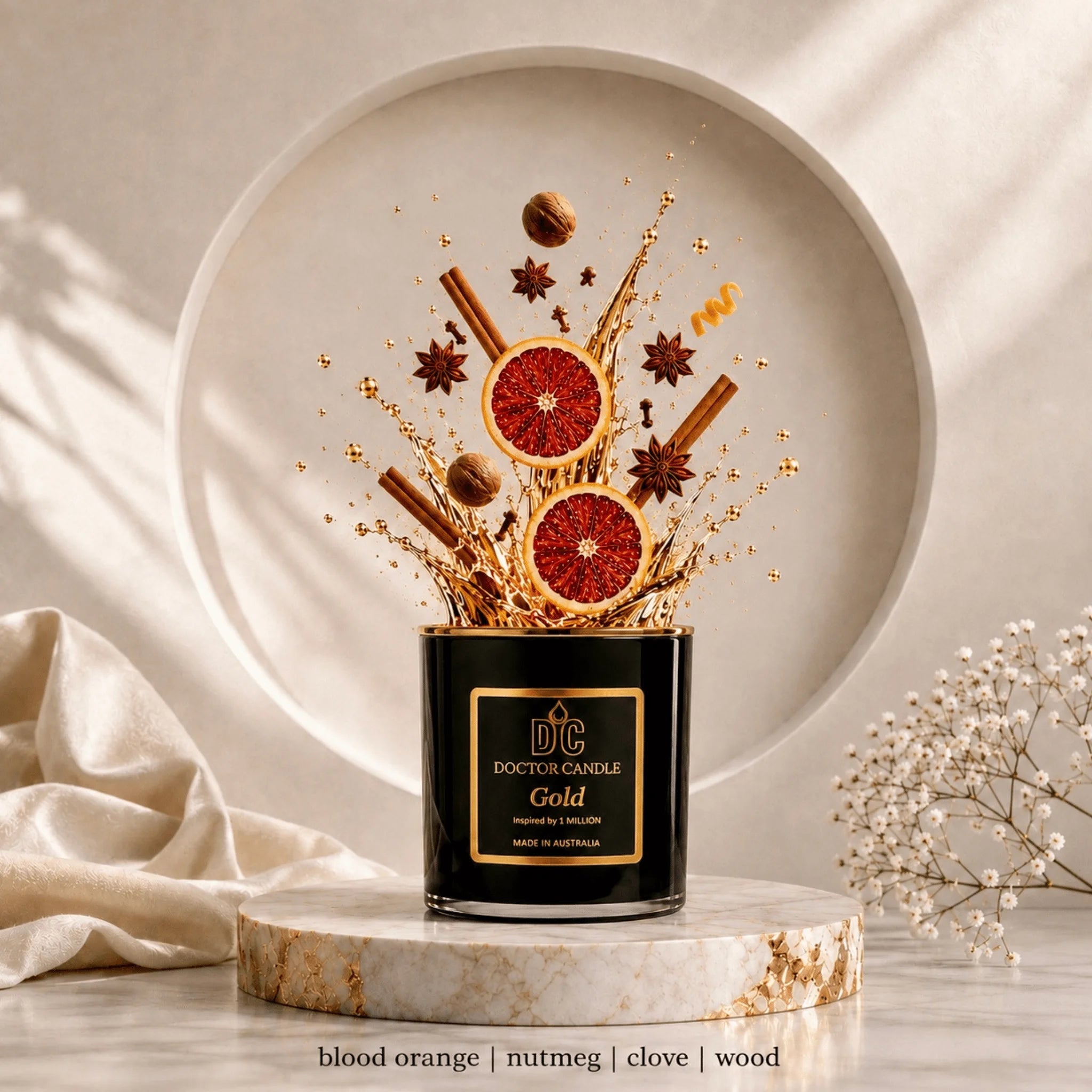 Gold Scented Candle | Doctor Candle - Doctor Candle